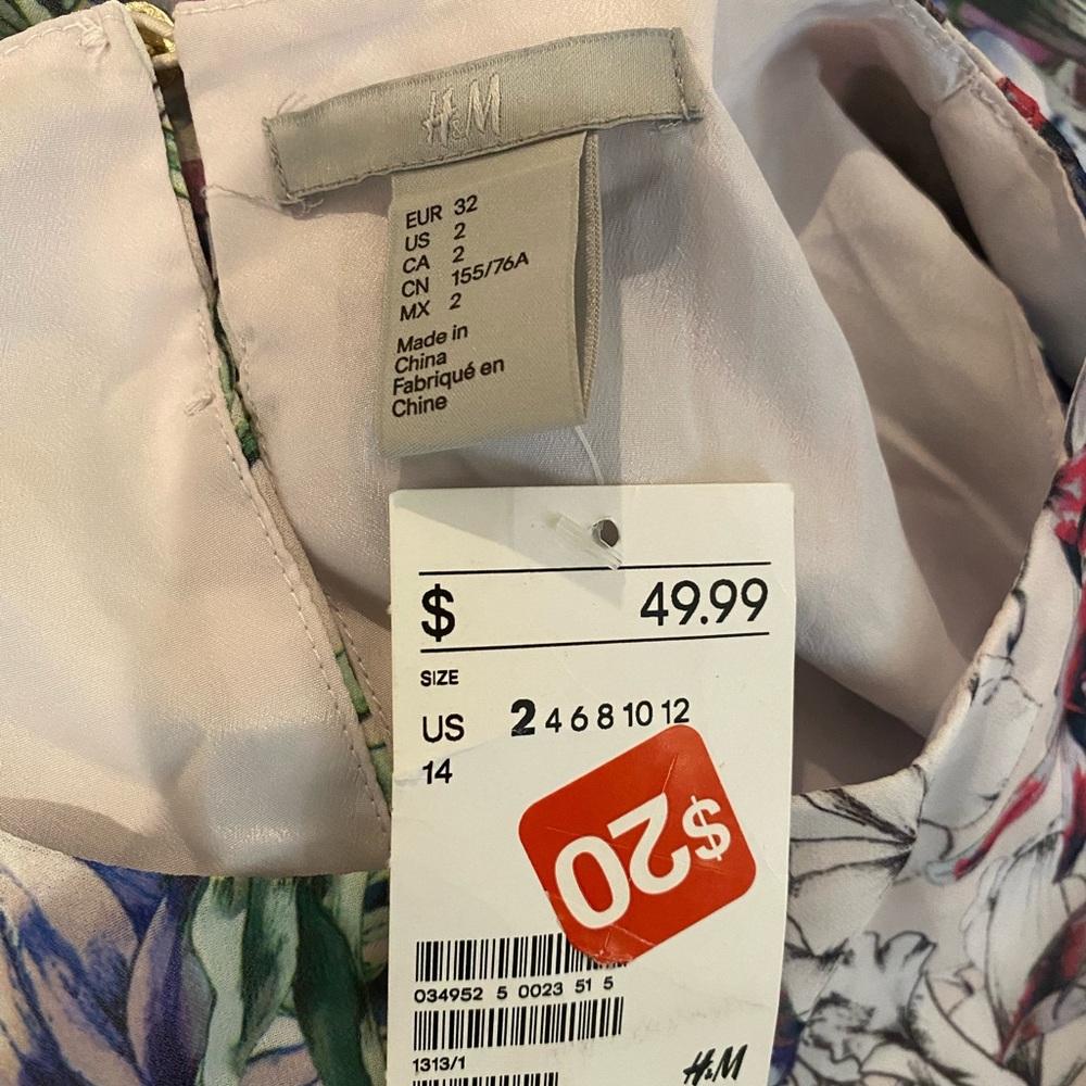 NWT H&M Ruffled Maxi Dress - Picture 9 of 9